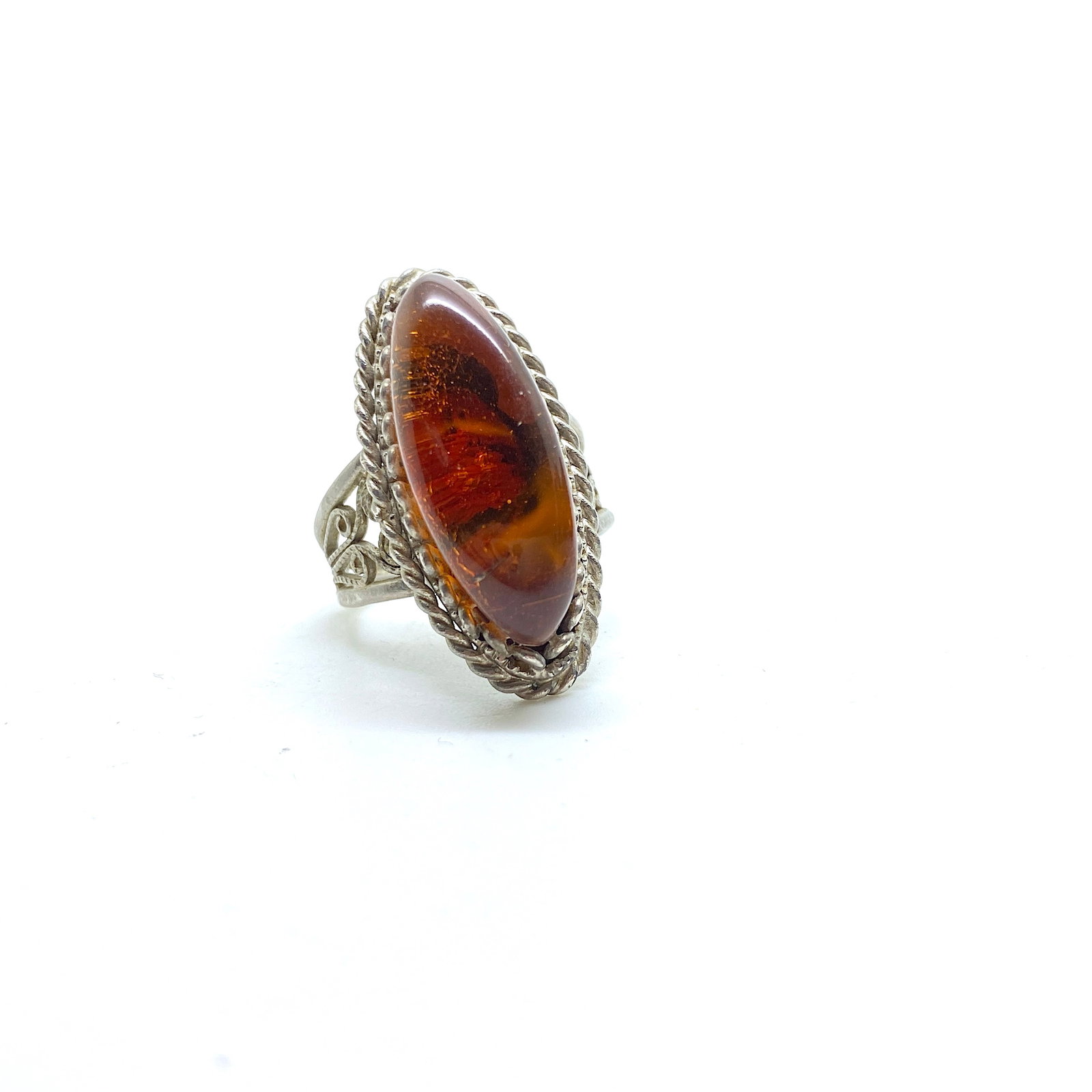 Remarkable Amber Ring - 5