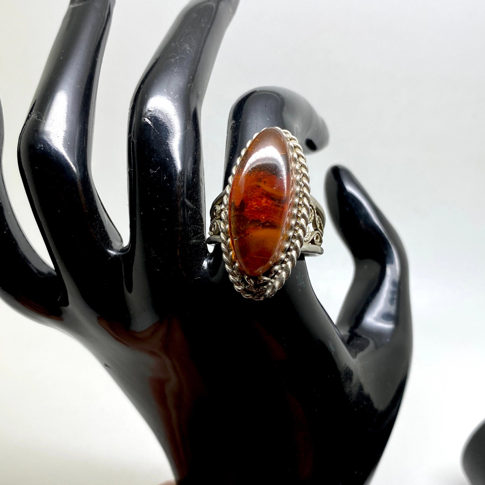 Remarkable Amber Ring - 8