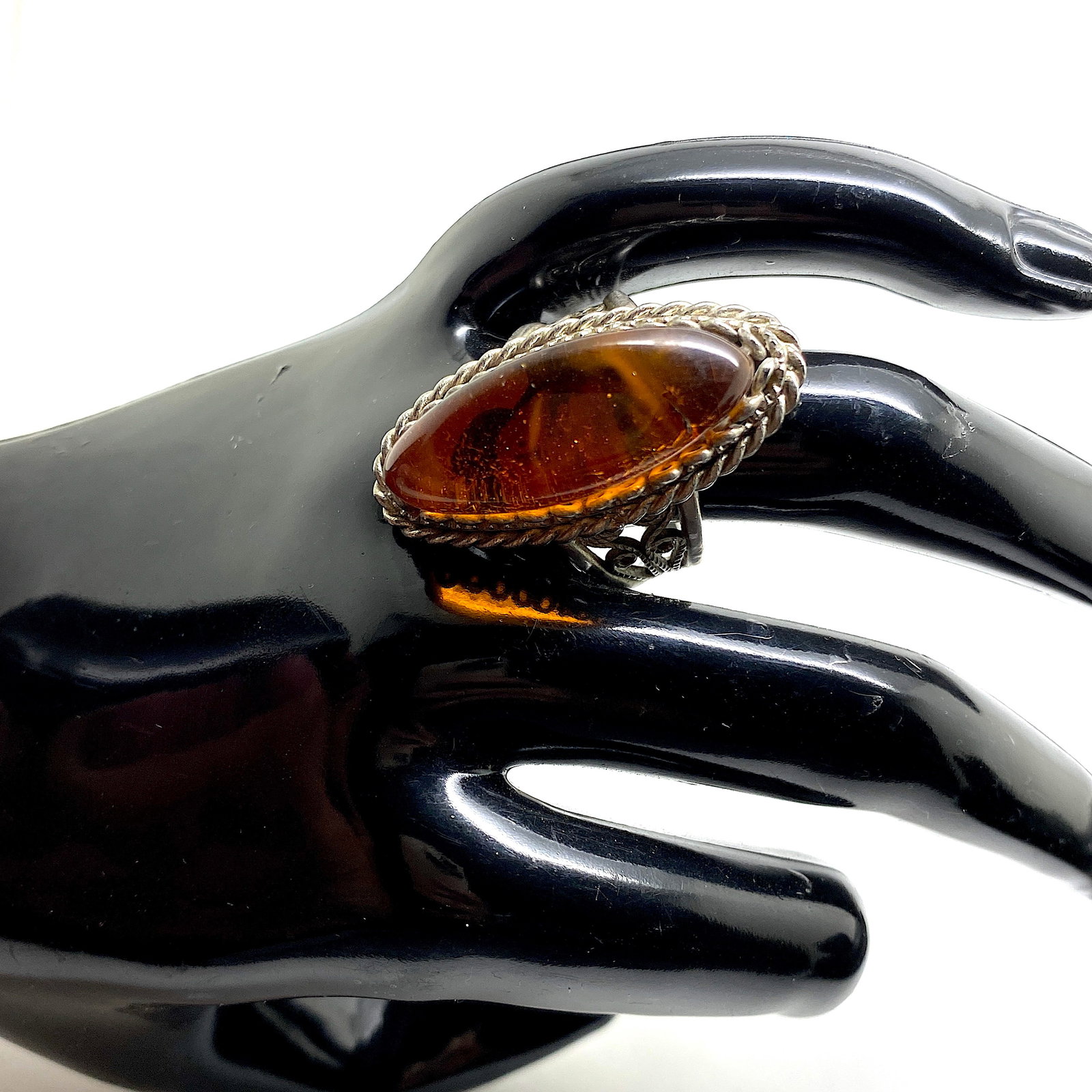 Remarkable Amber Ring - 9
