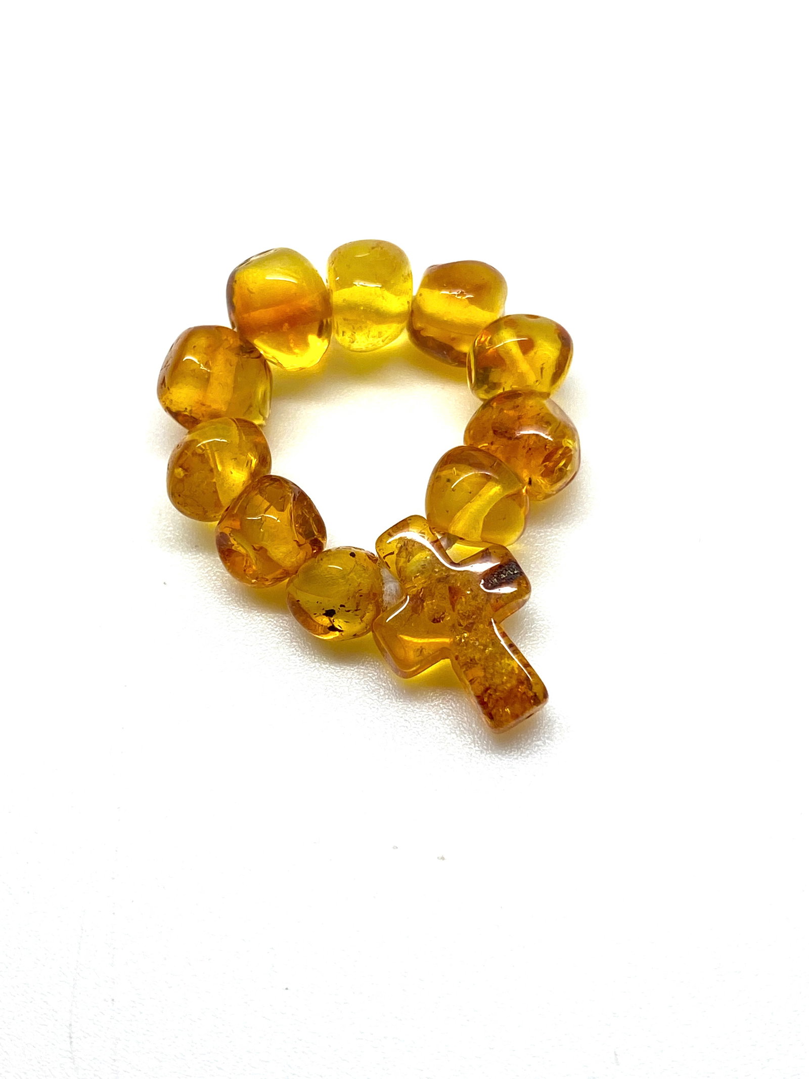 Astonishing Vintage Amber Ring - 5