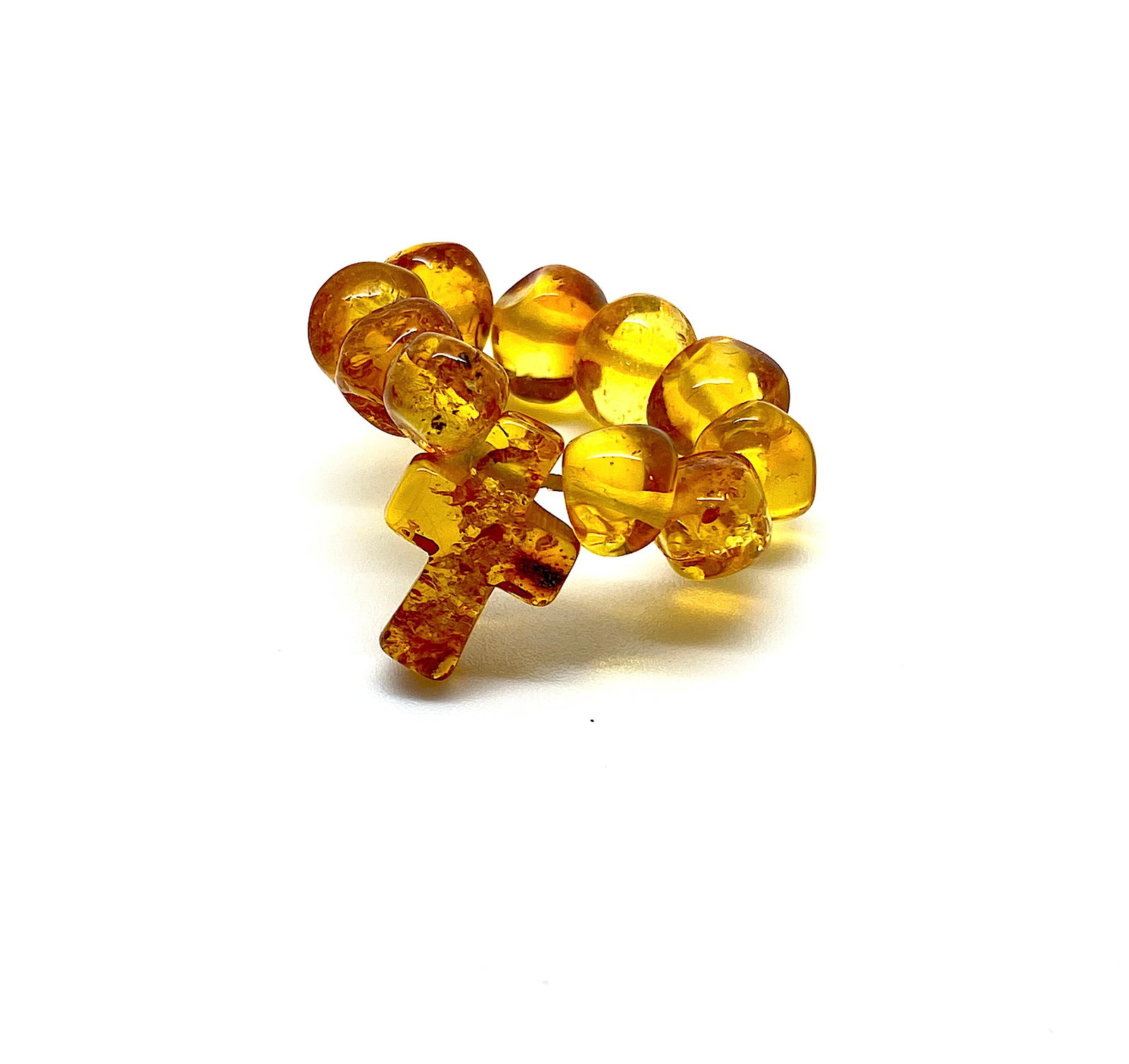 Astonishing Vintage Amber Ring - 8