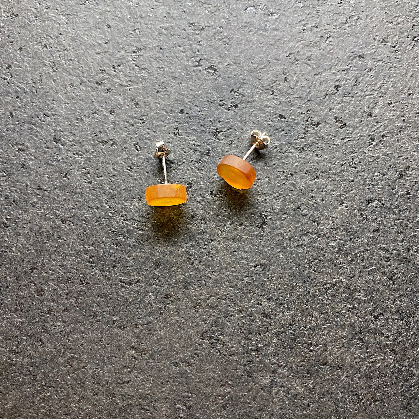Fascinating Vintage Amber Earrings - 6