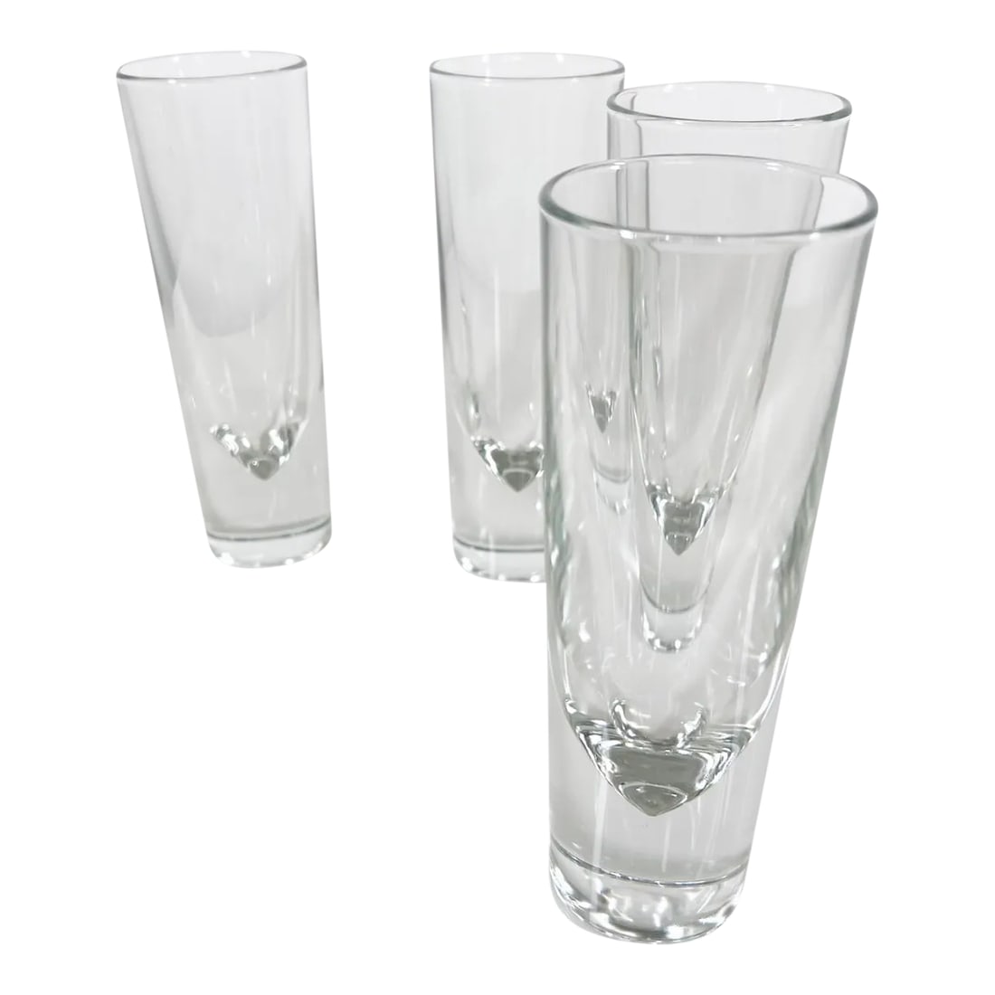 1980s Carlo Moretti Bullet Cocktail Glasses Set of Four Italy (1 of 7)