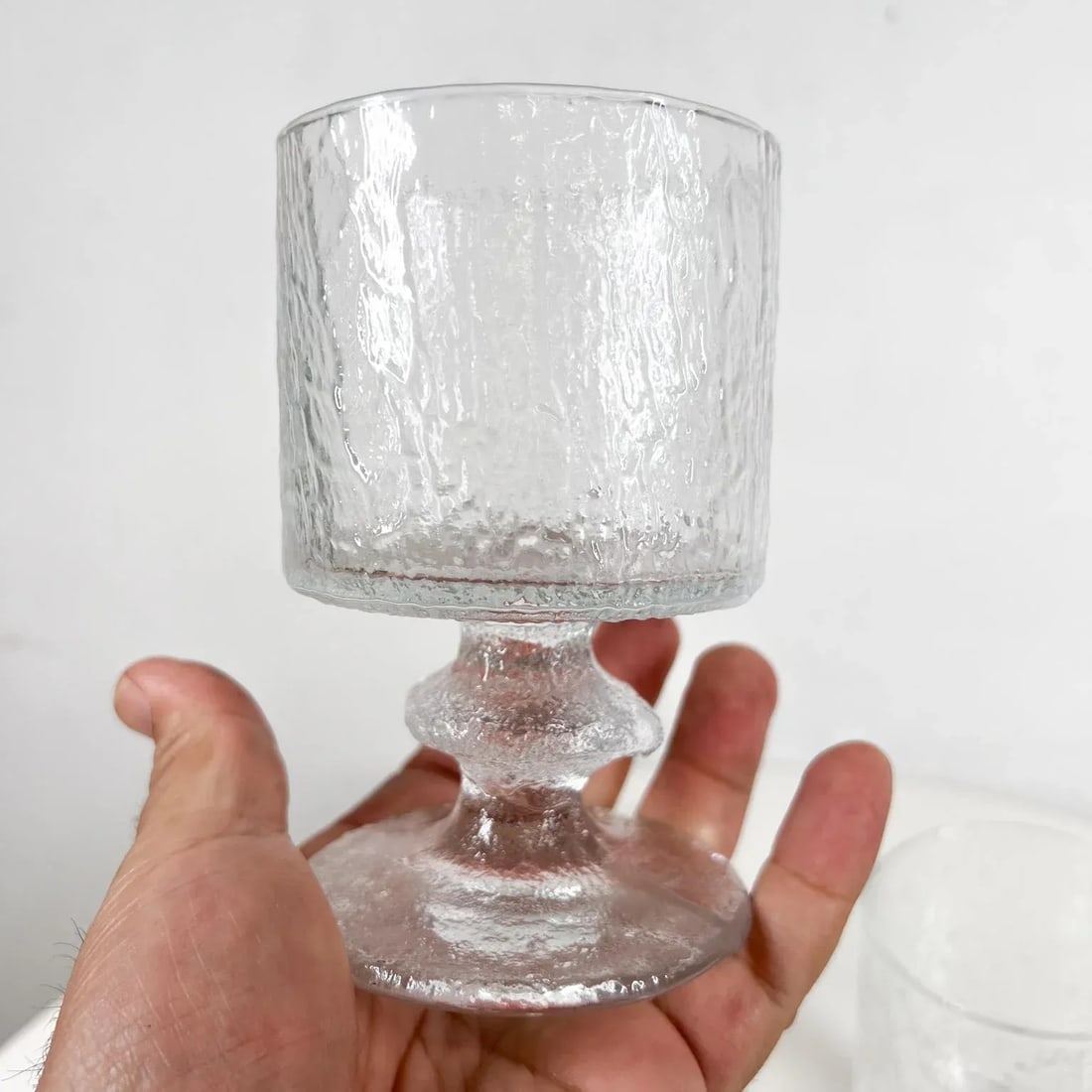 1970s Iittala Set of 3 Senator Goblet Glasses Finland Scandinavian Modern - 8