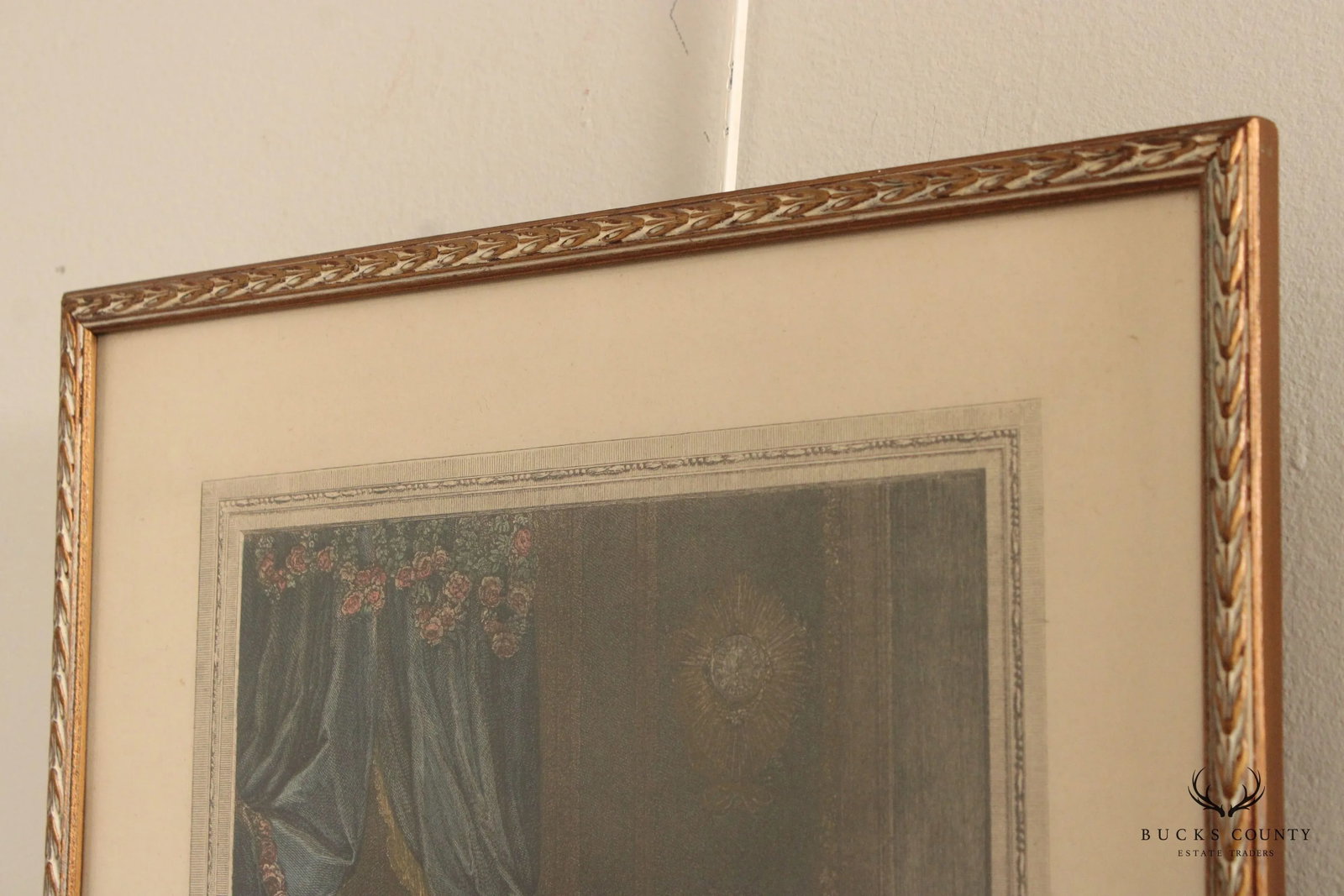 Antique French Pair Colored Engravings, After Nicolas de Launay - 4