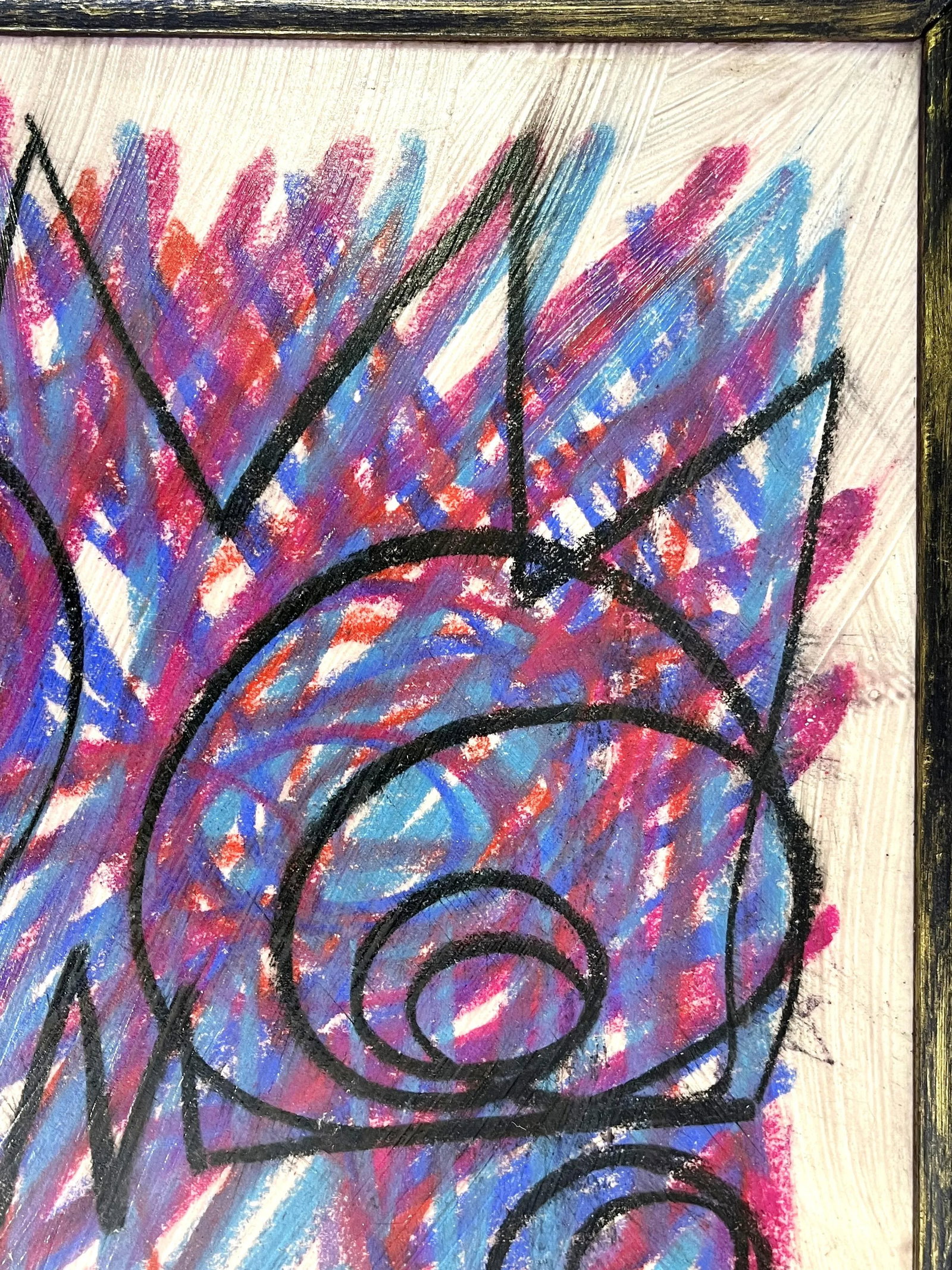 Signed Original Wayne Cunningham Abstract Figure Modern Art - 5