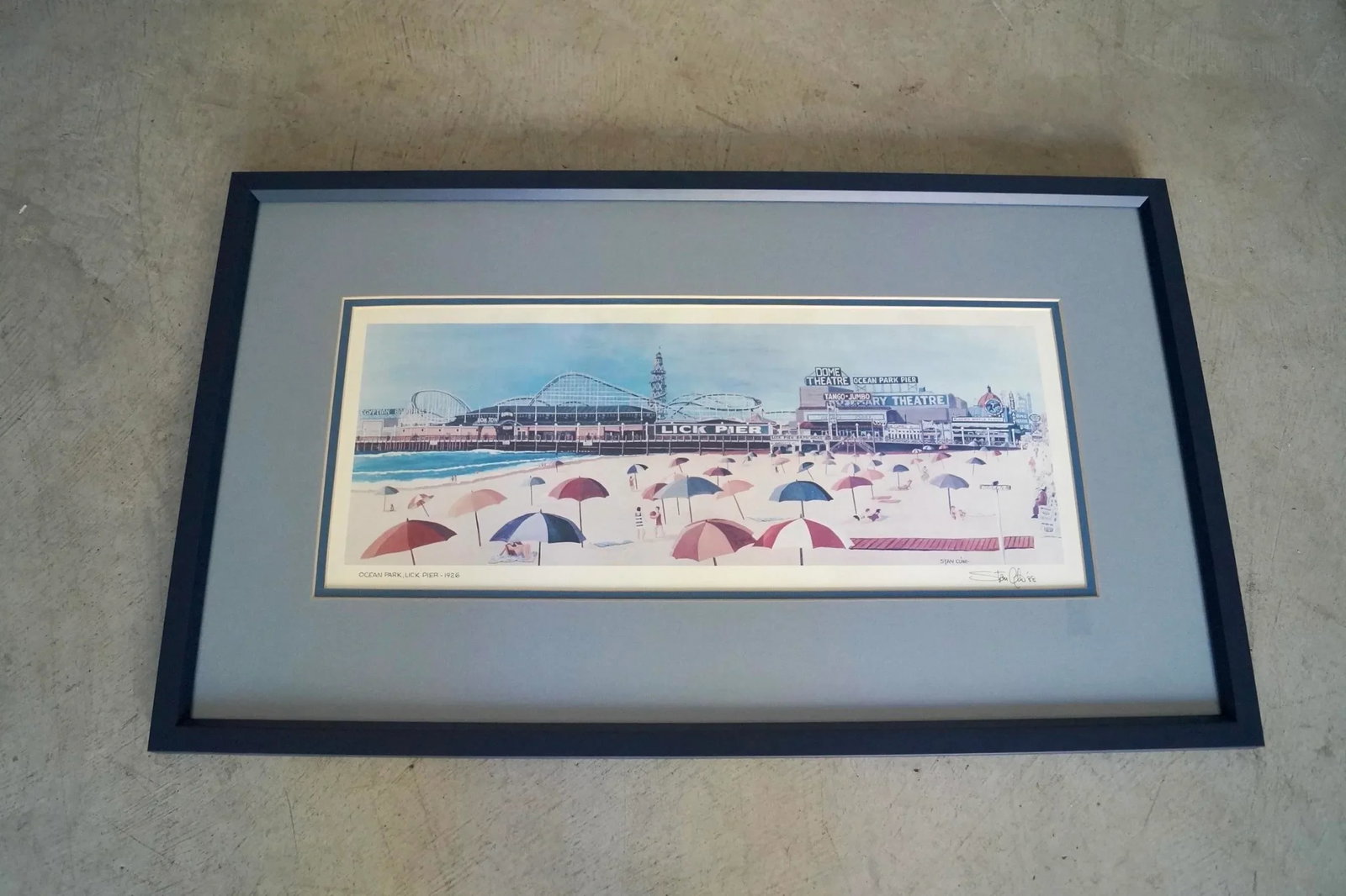 Vintage Los Angeles Stanley Cline Signed Lithograph - 13