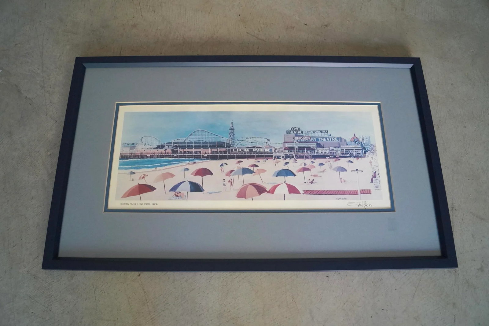 Vintage Los Angeles Stanley Cline Signed Lithograph - 2