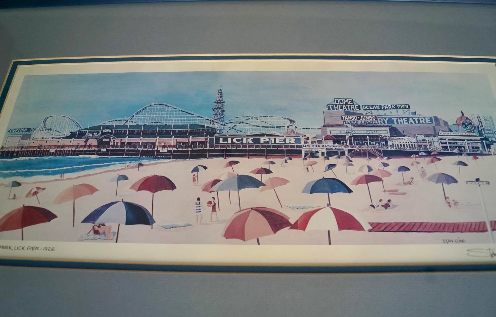 Vintage Los Angeles Stanley Cline Signed Lithograph - 3