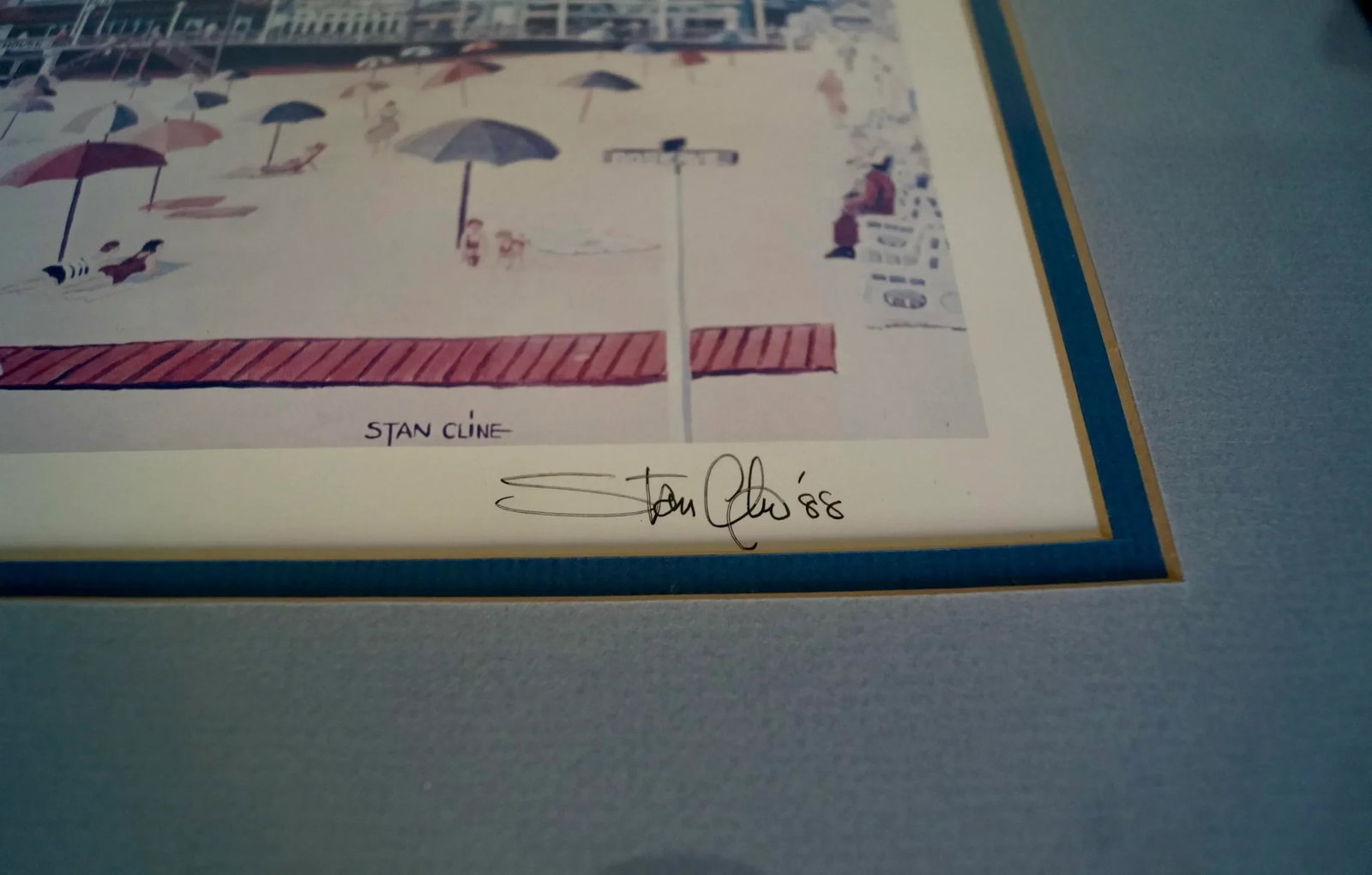 Vintage Los Angeles Stanley Cline Signed Lithograph - 7