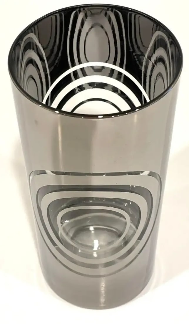 1970s Silvered Mod Highball Glasses - Set of 6 - 2