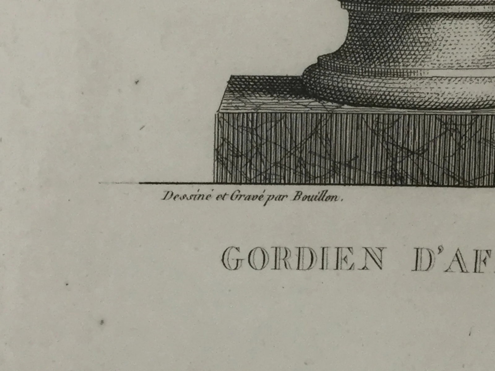 Early 19th Century "Gordien Pie. Gordien D'Afrique. Pupien" Framed Engraving Print - 4