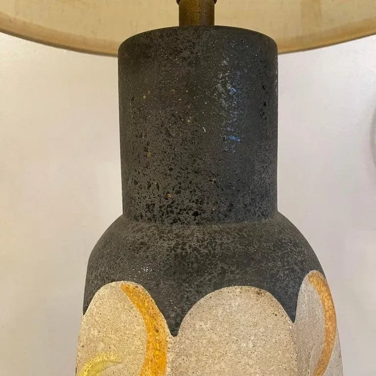 1950s Mid-Century Modern Art Pottery Table Lamp by Tye of California - 10