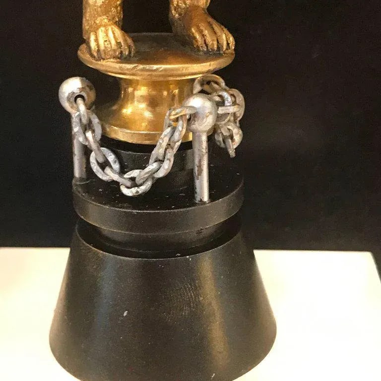 19th Century Russian Ormolu "Dancing Bear" Sculpture - 10