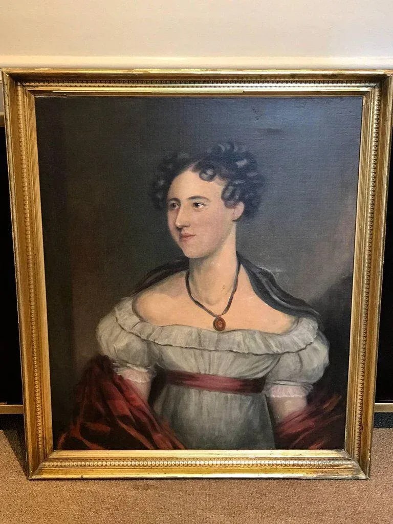 Early 19th Century American Classical Portrait of a Lady - 3
