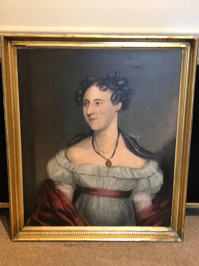 Early 19th Century American Classical Portrait of a Lady - 4