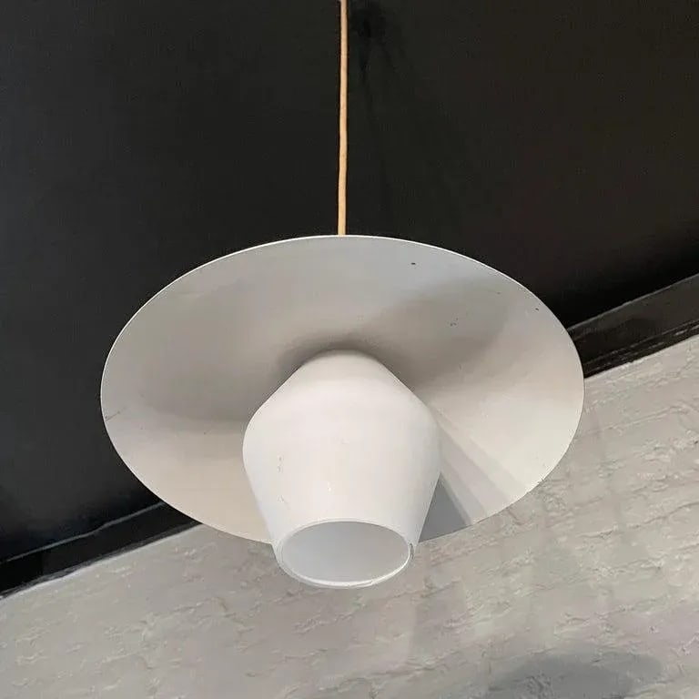 Mid Century Modern Intersecting Disc Pendant Light - 6