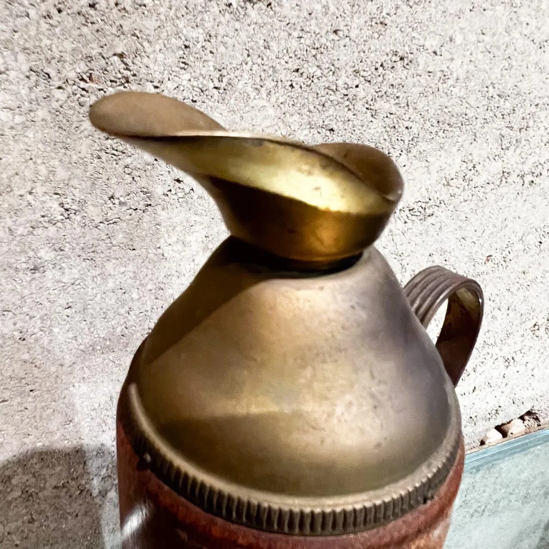 1950s Aldo Tura Carafe Pitcher Teakwood and Brass Italy - 2