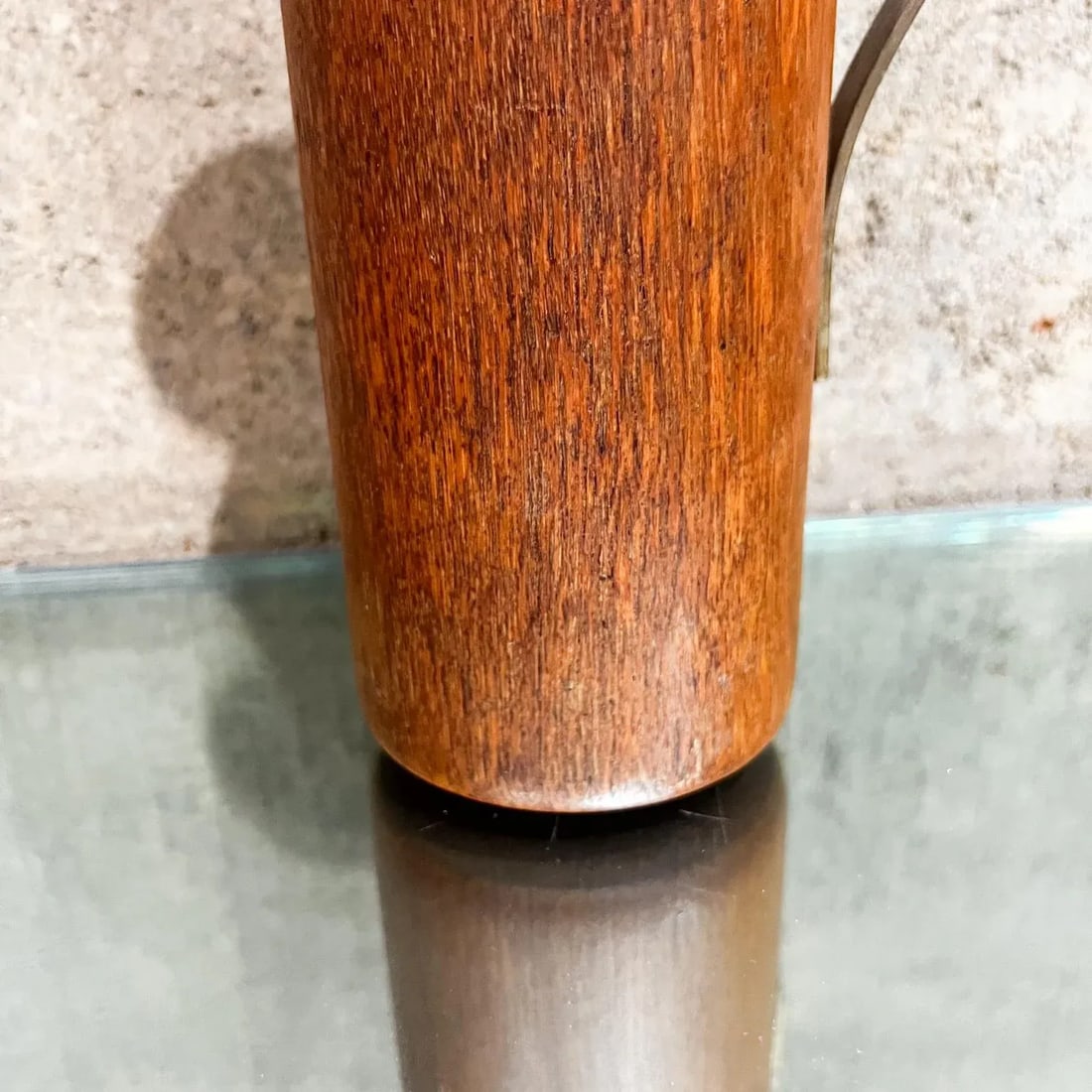 1950s Aldo Tura Carafe Pitcher Teakwood and Brass Italy - 6