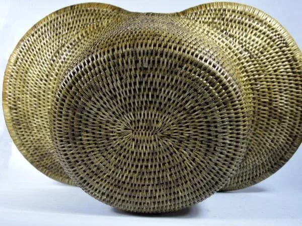 Burmese Hand Woven Hat Basket - 10