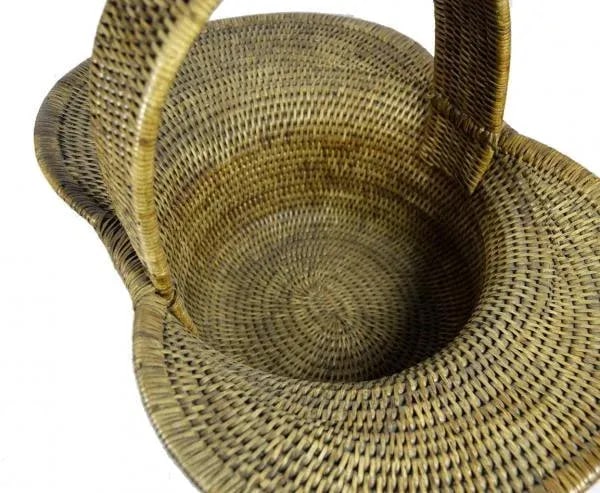 Burmese Hand Woven Hat Basket - 5