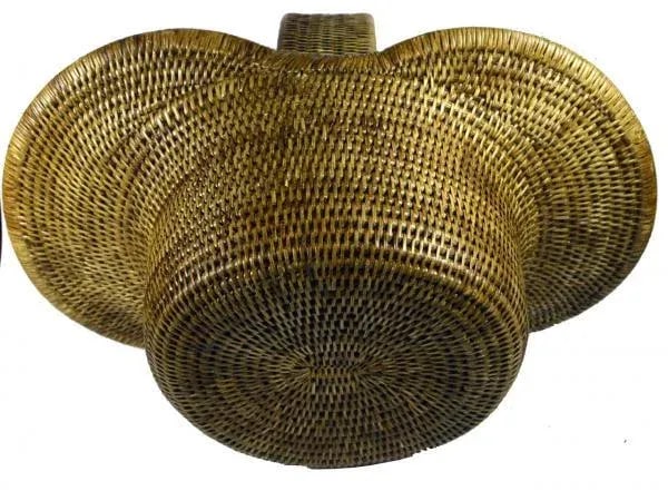 Burmese Hand Woven Hat Basket - 8