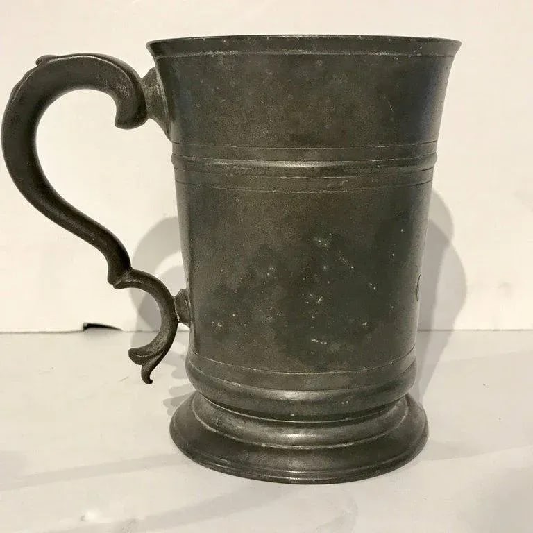 Early 18th Century Georgian Pewter Measure From the Hope Inn, by Edward J Wilderness Row - 10