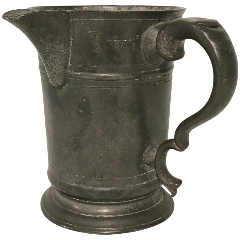 Early 18th Century Georgian Pewter Measure From the Hope Inn, by Edward J Wilderness Row (1 of 13)