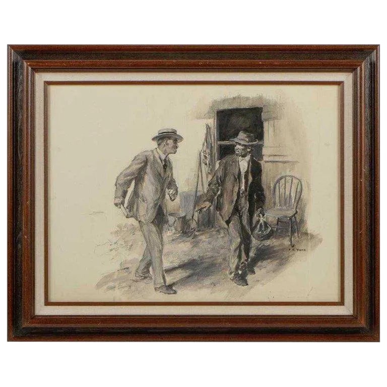 Early 20th Century Black Americana Original Illustration for Collier's by Frederick Coffay Yohn (1 of 6)
