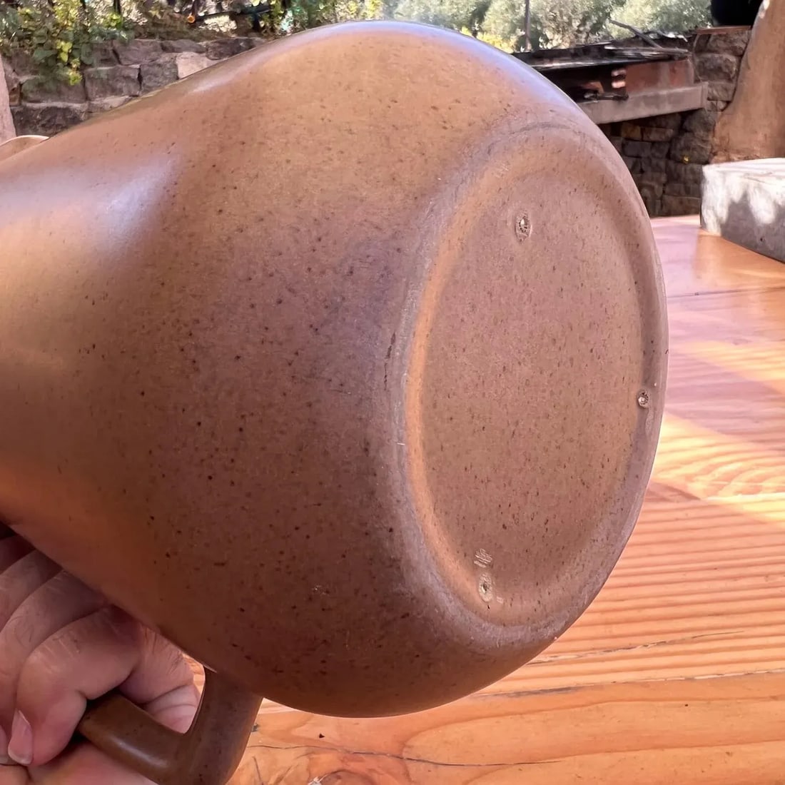 1960s Stoneware Pottery Ceramic Pitcher Metlox Manhattan Beach - 12
