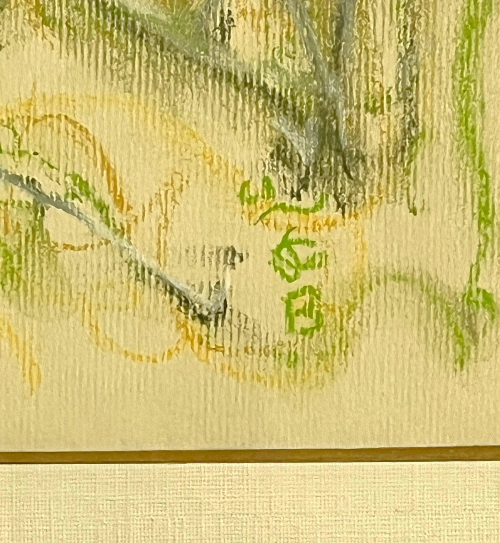 Original Signed and Framed Floral Still Life Drawing on Paper - 9