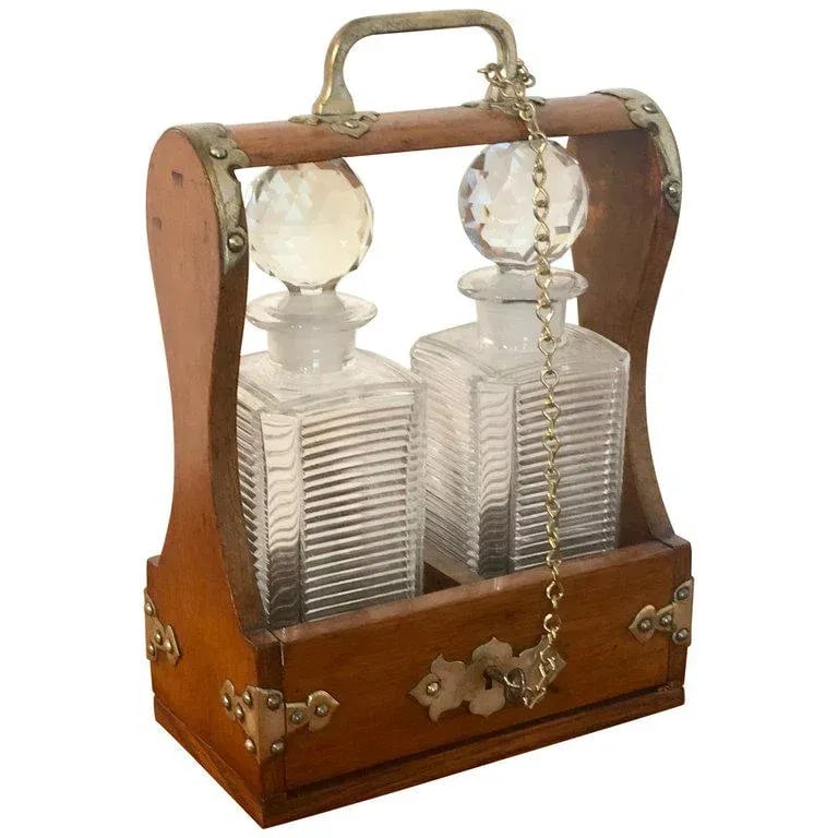 Mid 19th Century Mappin Bros. Small Tauntless With Cut Glass Decanters - 13