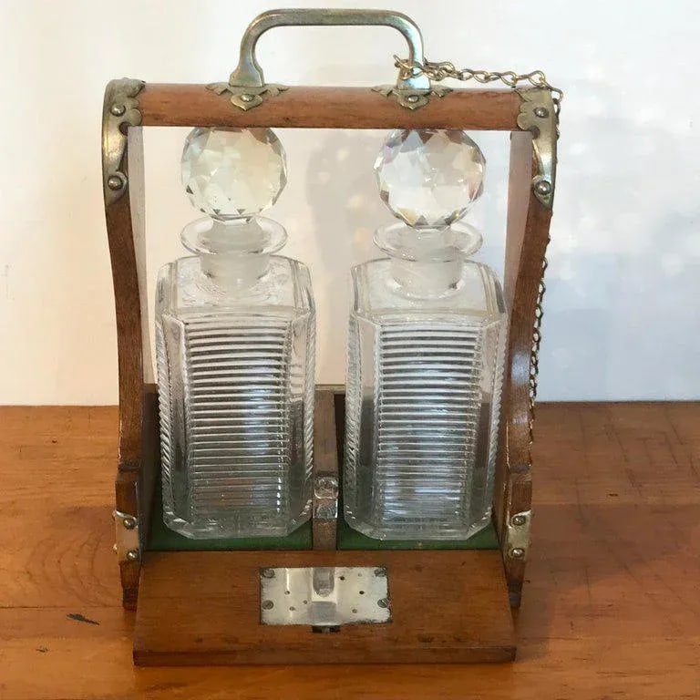 Mid 19th Century Mappin Bros. Small Tauntless With Cut Glass Decanters - 3