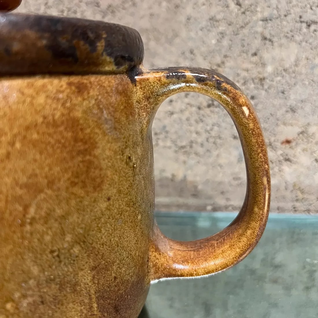 1970s McCoy Art Pottery Canyon Mesa Glazed Tea Pot - 4