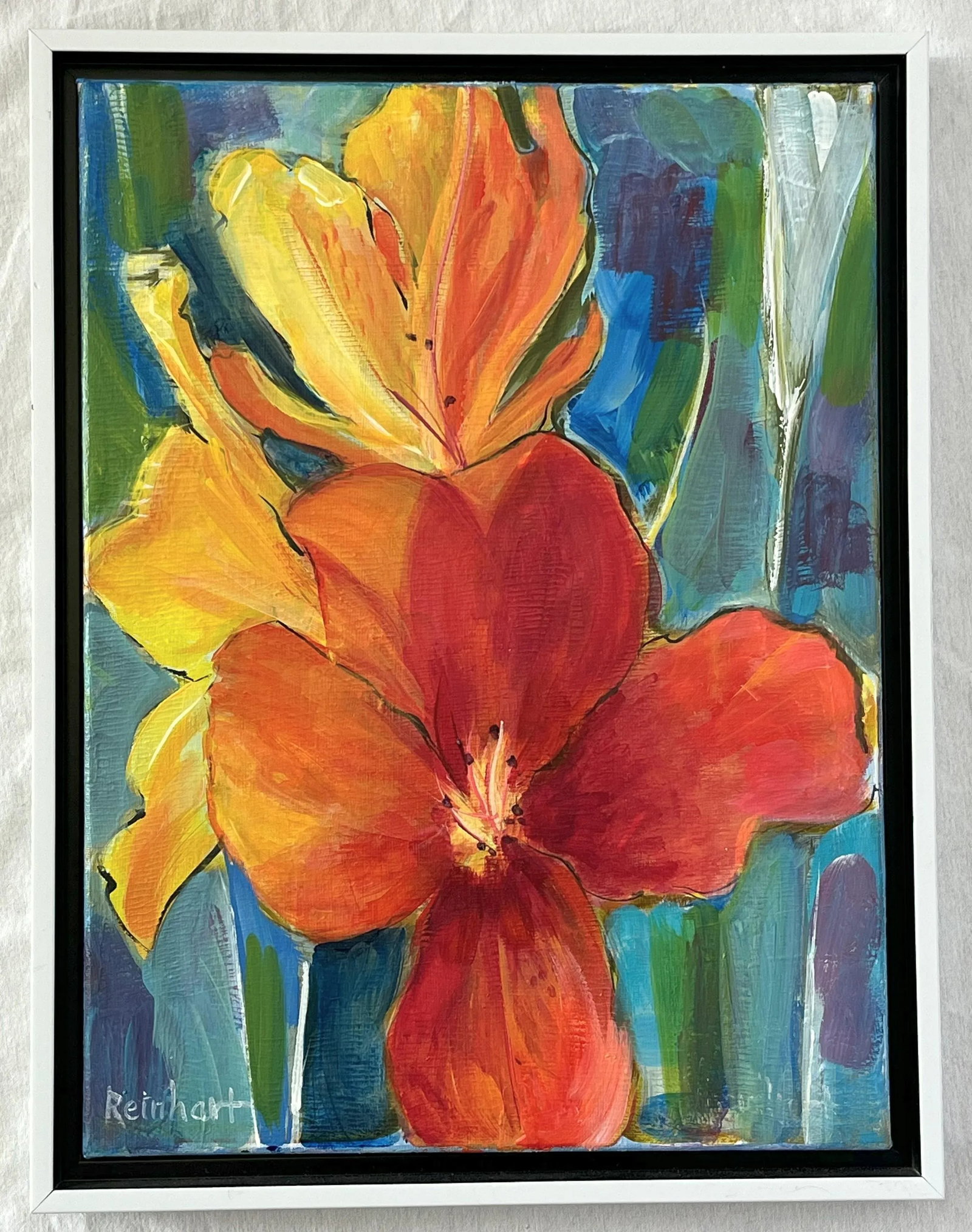Signed Original Painting by Karen Reinhart (American, 1938-2023) - 2