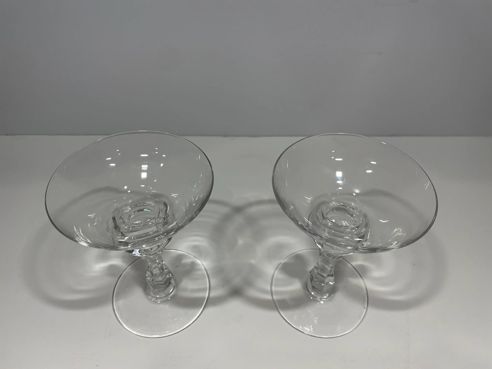 Pair of Val Saint-Lambert Crystal Candlesticks for Tiffany and Co. - 6