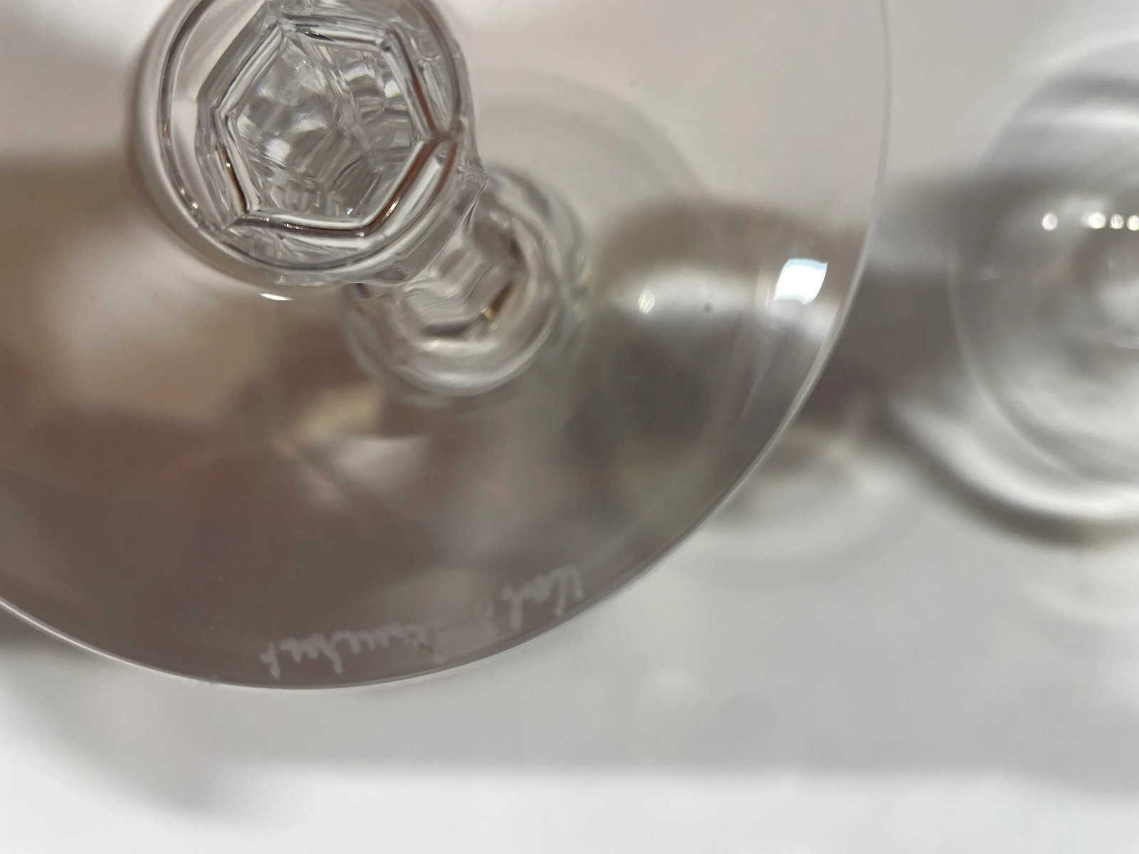 Pair of Val Saint-Lambert Crystal Candlesticks for Tiffany and Co. - 7