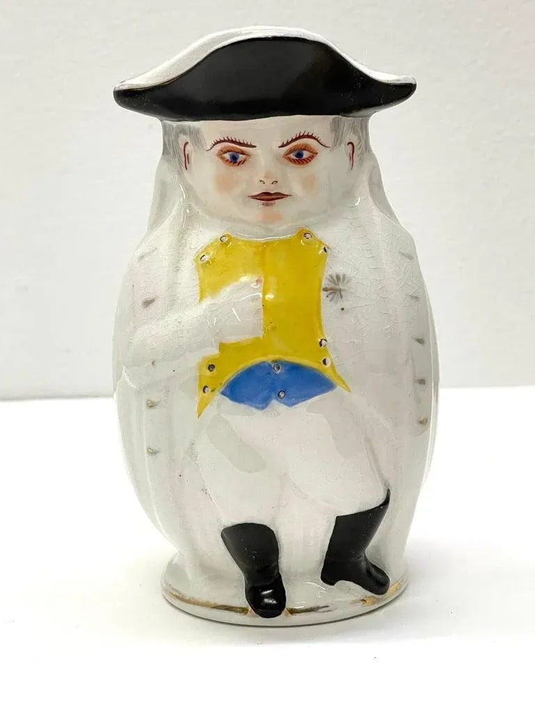 Late 19th Century President William McKinley as Napoleon ' Small' Toby Mug, by Morris & Willmore - 2