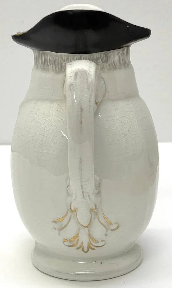 Late 19th Century President William McKinley as Napoleon ' Small' Toby Mug, by Morris & Willmore - 4