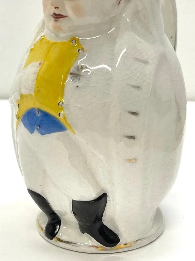 Late 19th Century President William McKinley as Napoleon ' Small' Toby Mug, by Morris & Willmore - 7