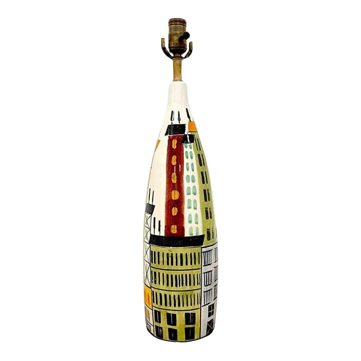 Bitossi, for Raymor 'Cityscape' Lamp, Italy, C. 1960s (1 of 8)
