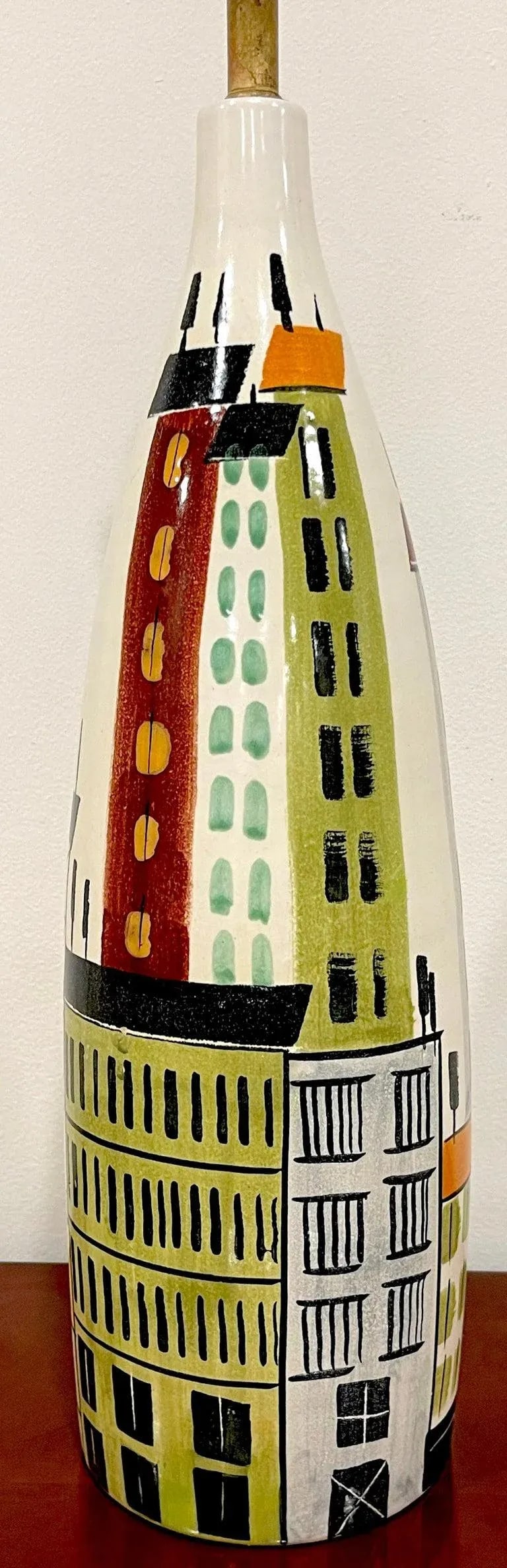 Bitossi, for Raymor 'Cityscape' Lamp, Italy, C. 1960s - 2