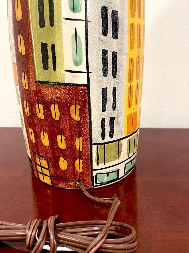 Bitossi, for Raymor 'Cityscape' Lamp, Italy, C. 1960s - 3