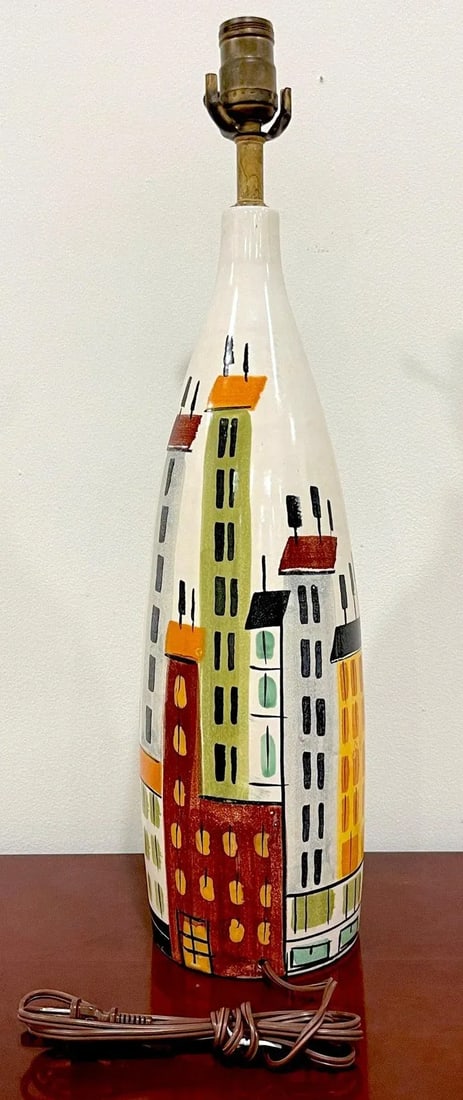 Bitossi, for Raymor 'Cityscape' Lamp, Italy, C. 1960s - 4