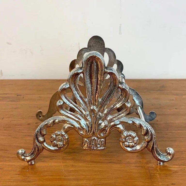 Mid 20th Century French Silver Plated Neoclassical Knife Rests - a Pair - 10