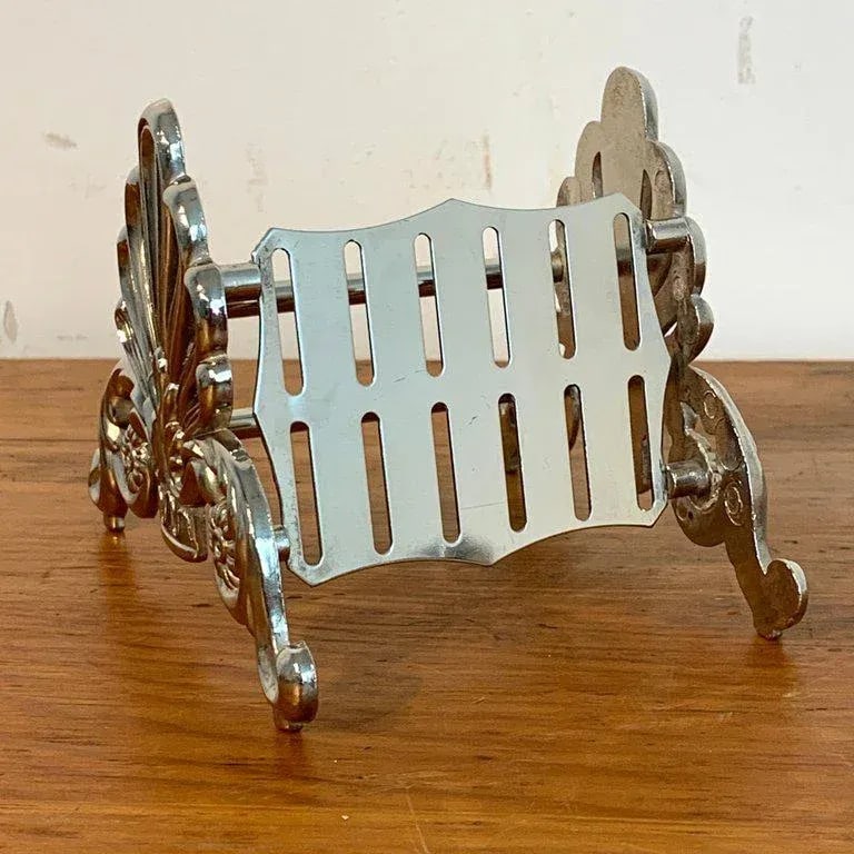 Mid 20th Century French Silver Plated Neoclassical Knife Rests - a Pair - 11