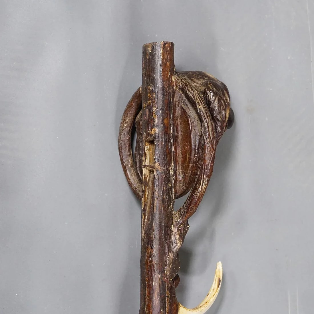 A Pair Antique Black Forest Gun Holders, Austria Late 19th Century - 11