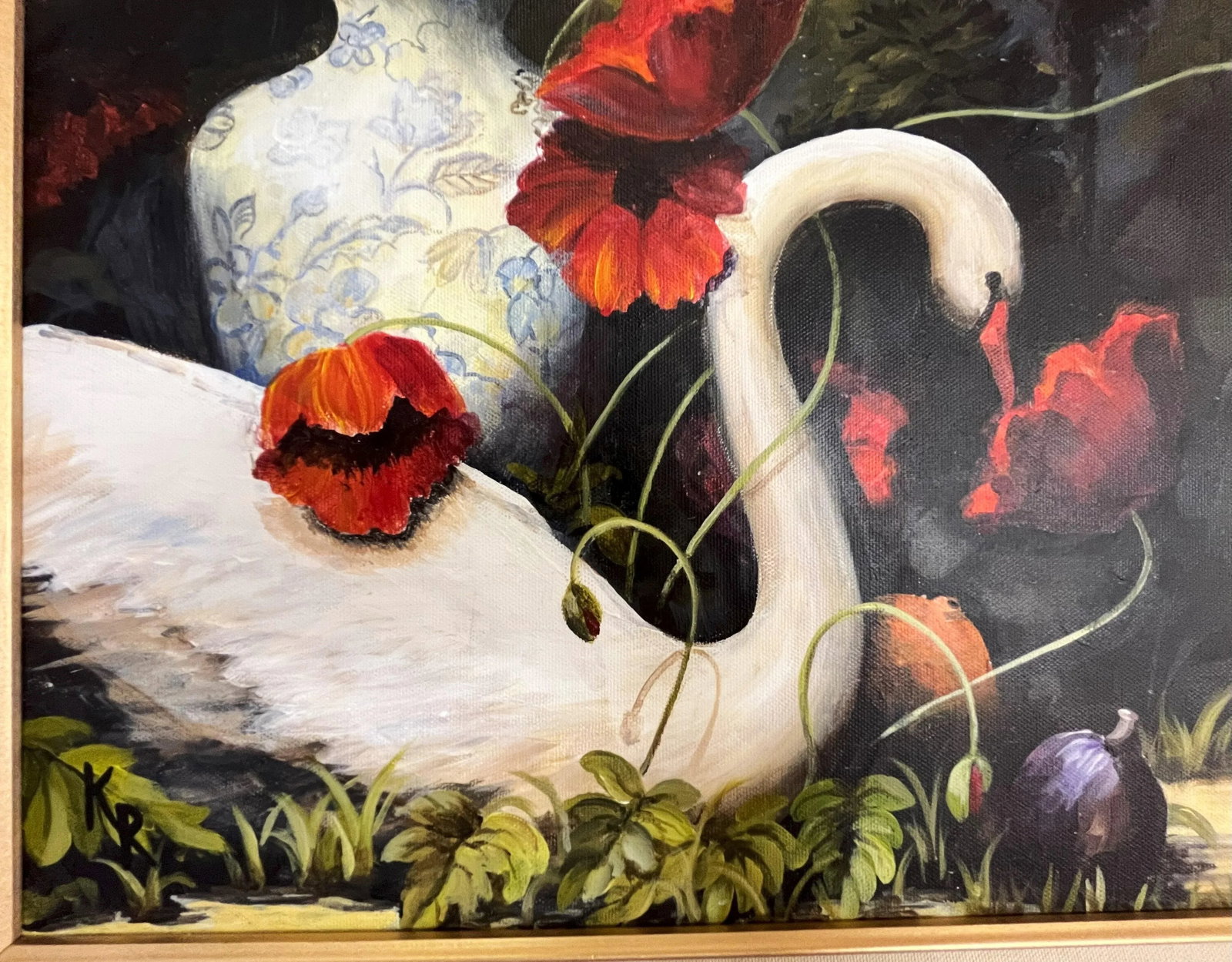 Signed Original Painting on Canvas by Karen Reinhart (American, 1938-2023) - 3