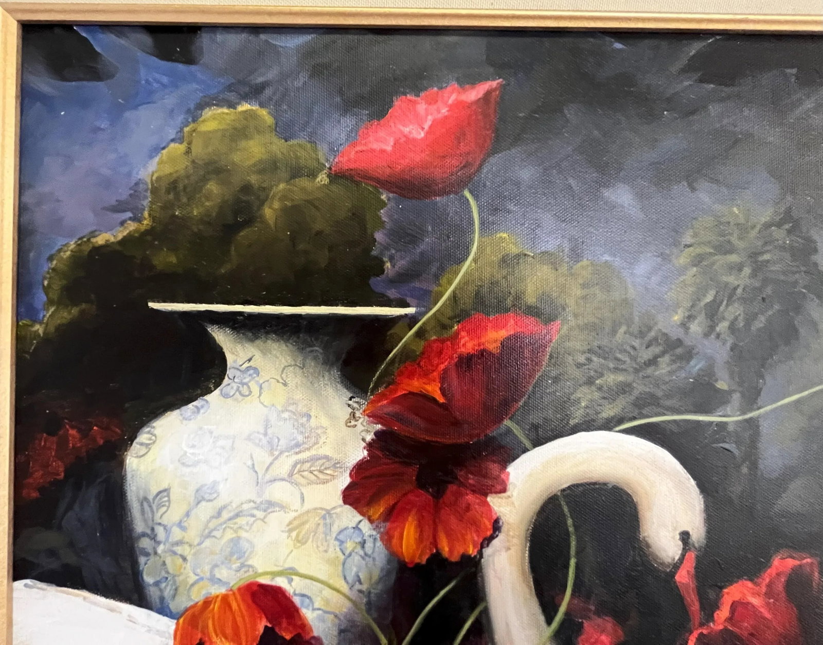 Signed Original Painting on Canvas by Karen Reinhart (American, 1938-2023) - 4