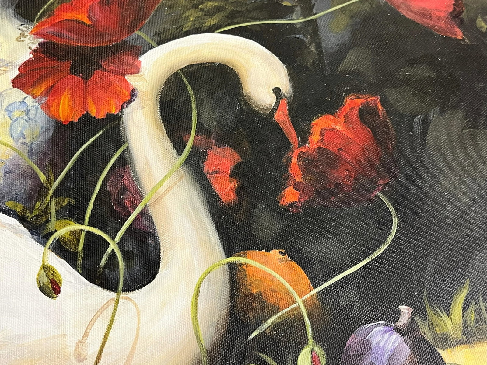 Signed Original Painting on Canvas by Karen Reinhart (American, 1938-2023) - 7